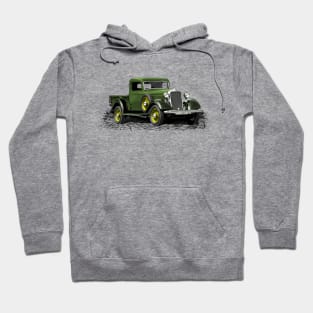 Green 34 Dodge KC pickup truck Hoodie